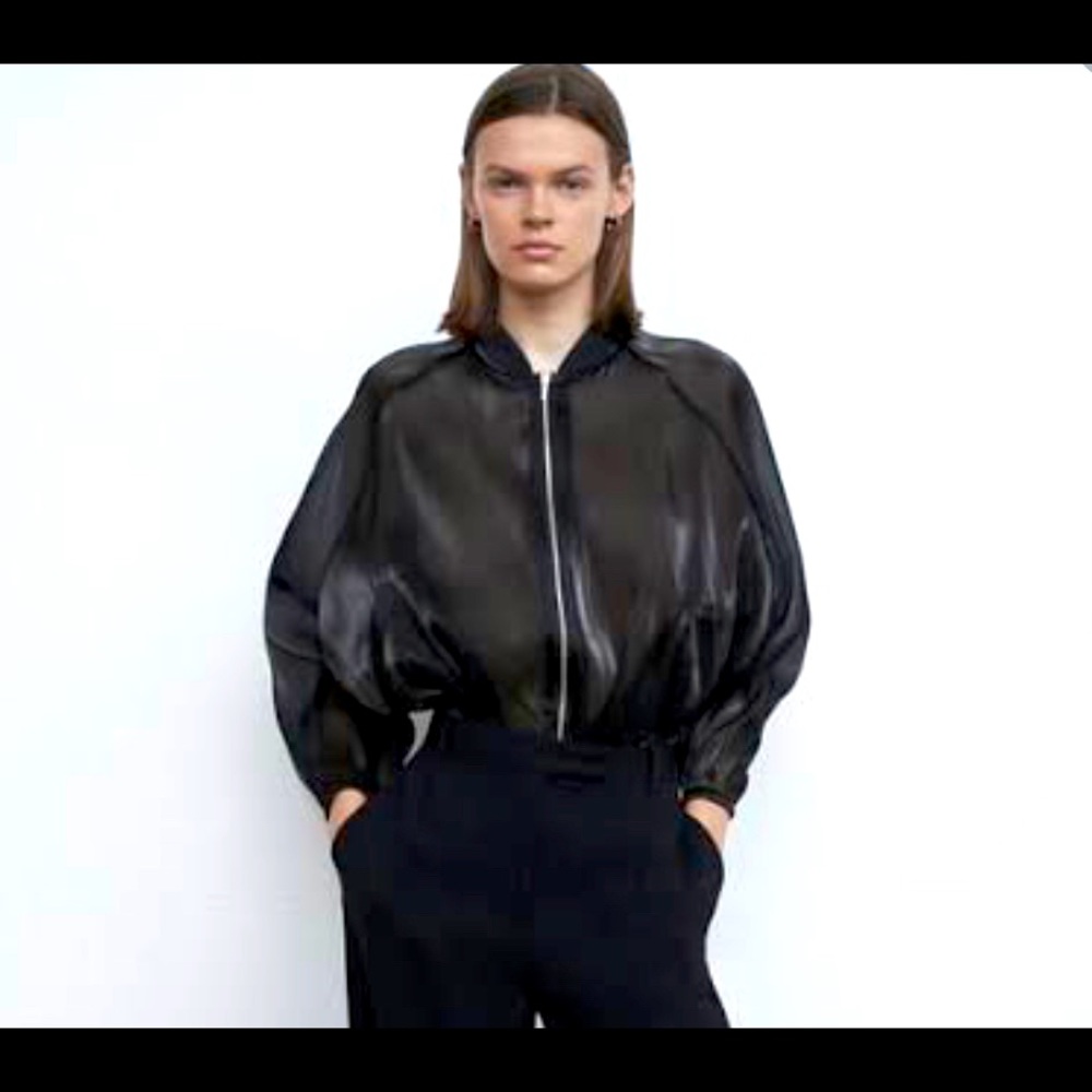 Organza black jacket